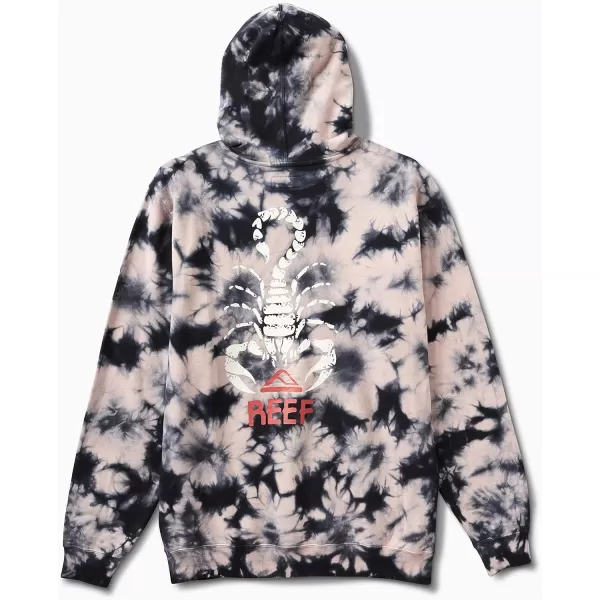 imageREEF Mens Fleece HoodieHunter Tye DyeSepia Rose