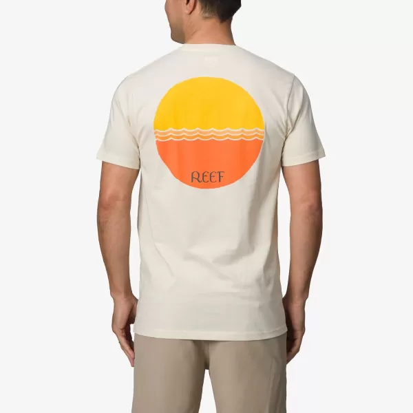 imageREEF Mens Graphic Short Sleeve TeeAlmond Torrey
