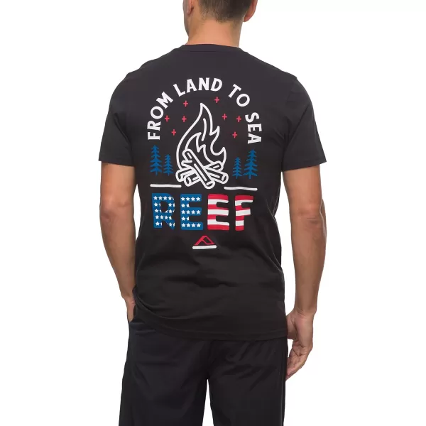 imageREEF Mens Graphic Short Sleeve TeeCaviar Boom Boom