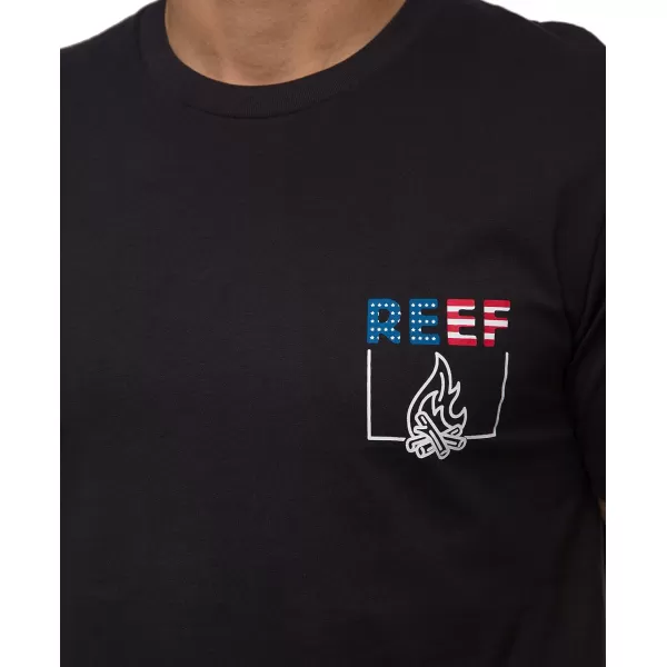 imageREEF Mens Graphic Short Sleeve TeeCaviar Boom Boom