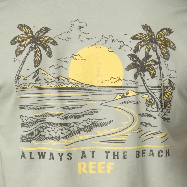 imageREEF Mens Graphic Short Sleeve TeeDesert Sage Playa