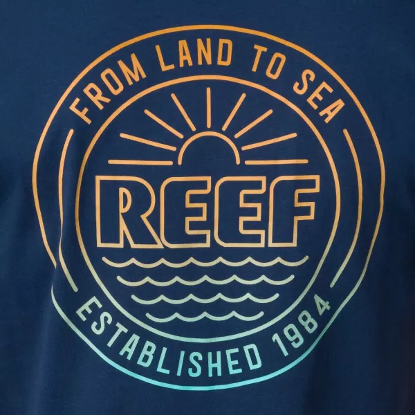 imageREEF Mens Graphic Short Sleeve TeeInsigna Blue Bowl