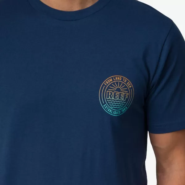 imageREEF Mens Graphic Short Sleeve TeeInsigna Blue Bowl