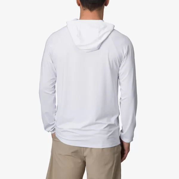 imageREEF Mens Hooded Rashguard Surf ShirtBright White Wellietoo Scuba