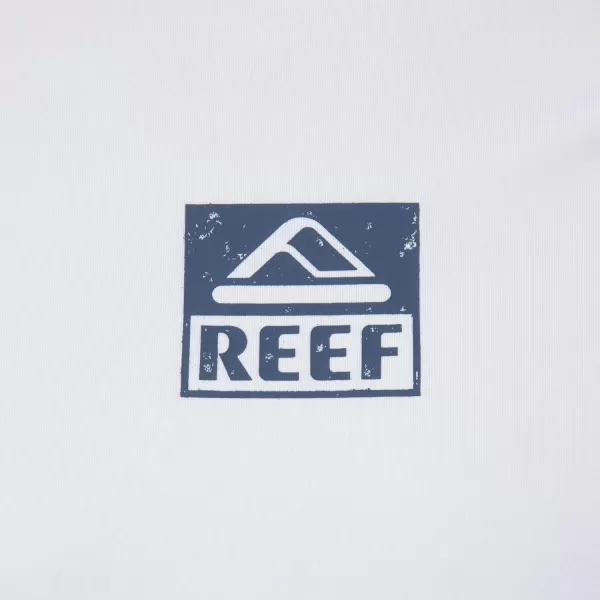 imageREEF Mens Hooded Rashguard Surf ShirtBright White Wellietoo Scuba