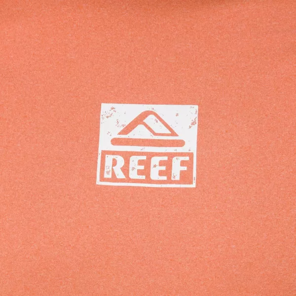 imageREEF Mens Hooded Rashguard Surf ShirtDusty Orange Wellietoo Scuba