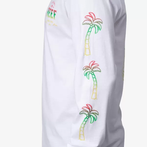 imageREEF Mens Long Sleeve Graphic TeeBright White Tour