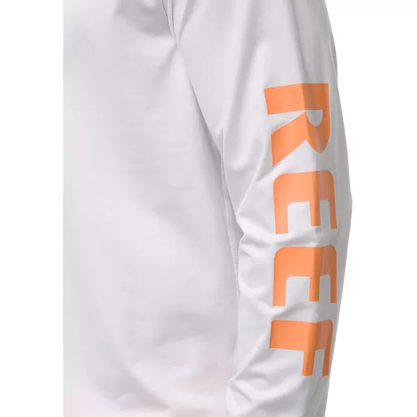 imageREEF Mens Long Sleeve RashguardBright White Nineteen99