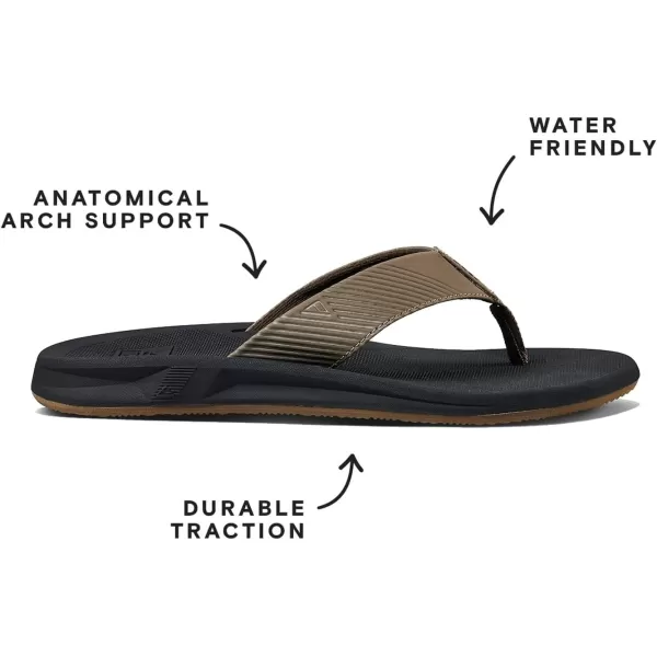 imageREEF Mens Phantom Ii SandalGrey Tan