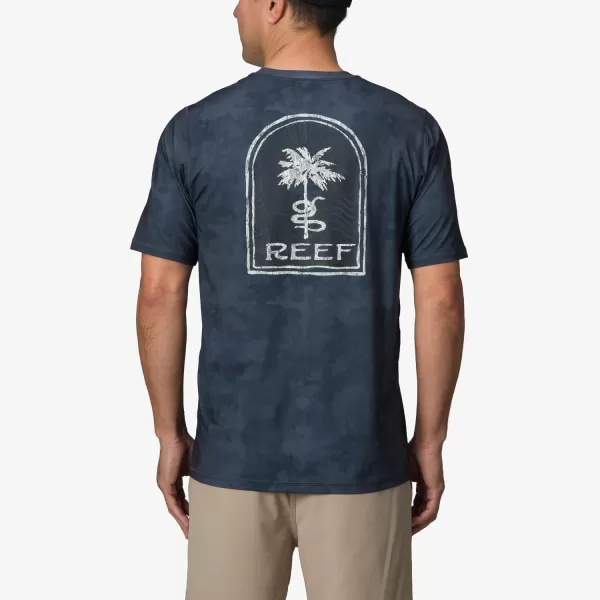 imageREEF Mens Short Sleeve RashguardPirate Black Serpsup