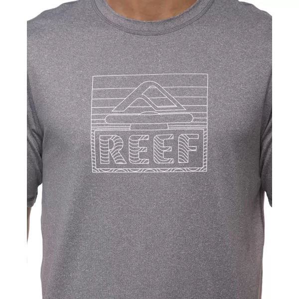 imageREEF Mens Short Sleeve RashguardQuiet Shade Bayport