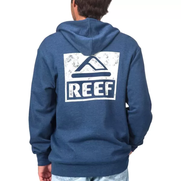 imageREEF Mens Zip Up HoodieInsigna Blue Wellie Too