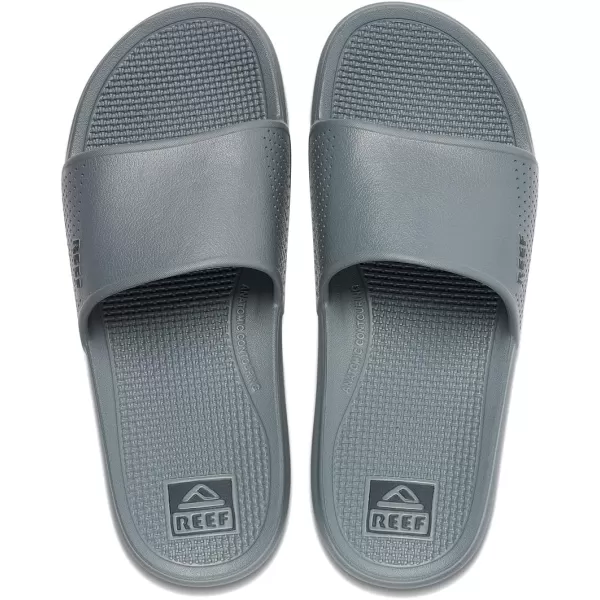 imageREEF Oasis Slide Waterproof Sandal Lightweight and Flexible Beach Slide SandalGrey