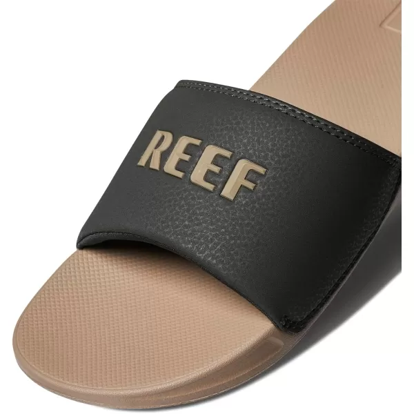 imageREEF One Slide Mens Sandal Lightweight ampamp Water FriendlyBlackFossil