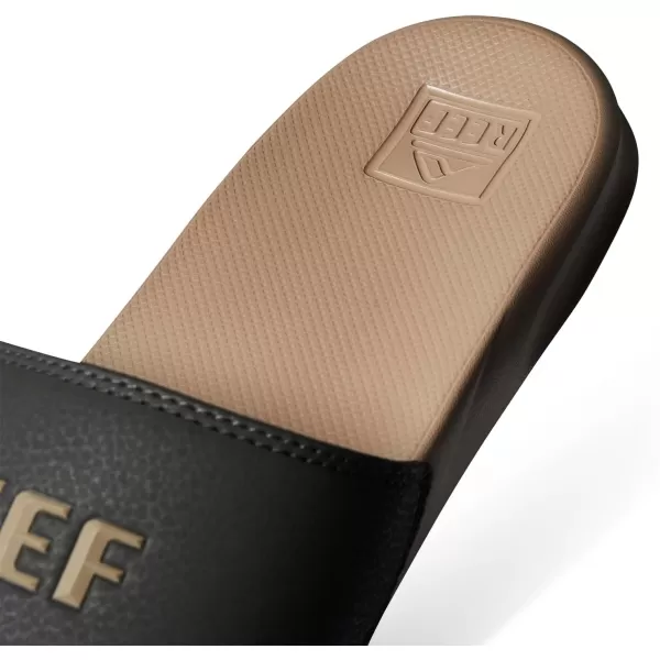 imageREEF One Slide Mens Sandal Lightweight ampamp Water FriendlyBlackFossil