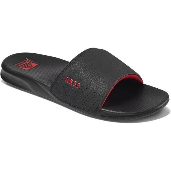 imageREEF One Slide Mens Sandal Lightweight ampamp Water FriendlyBlackRed