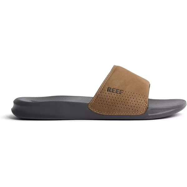 imageREEF One Slide Mens Sandal Lightweight ampamp Water FriendlyGreyTan