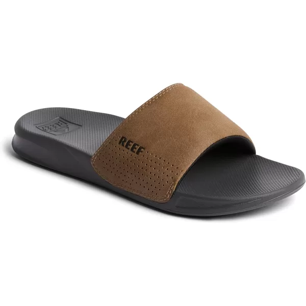 imageREEF One Slide Mens Sandal Lightweight ampamp Water FriendlyGreyTan