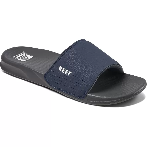 imageREEF One Slide Mens Sandal Lightweight ampamp Water FriendlyNavyWhite