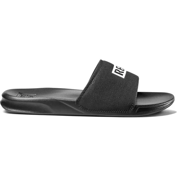 imageREEF One Slide Mens Sandal Lightweight ampamp Water FriendlyReef BlackWhite