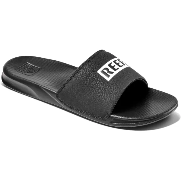 imageREEF One Slide Mens Sandal Lightweight ampamp Water FriendlyReef BlackWhite