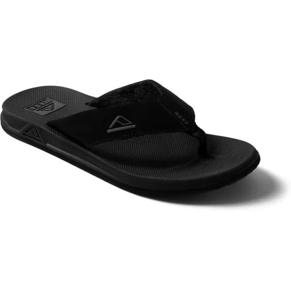 imageREEF Phantoms Mens Beach Flip Flop Water Friendly Soft and Supportive Molded FootbedBlack