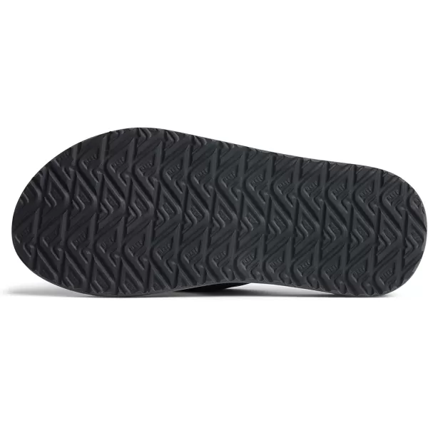 imageREEF Phantoms Mens Beach Flip Flop Water Friendly Soft and Supportive Molded FootbedGreyLight GreyBlue