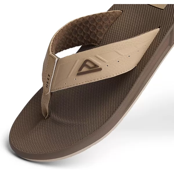 imageREEF Phantoms Mens Beach Flip Flop Water Friendly Soft and Supportive Molded FootbedTanTan
