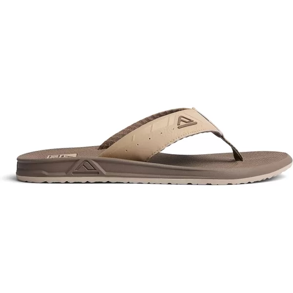 imageREEF Phantoms Mens Beach Flip Flop Water Friendly Soft and Supportive Molded FootbedTanTan