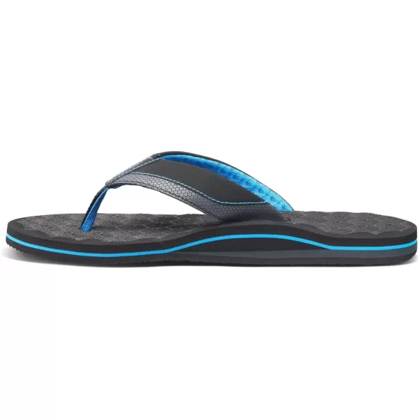 imageREEF Ripper Mens Beach Flip Flop Soft Cushion Footbed Water Friendly Quick DryBlackBlue
