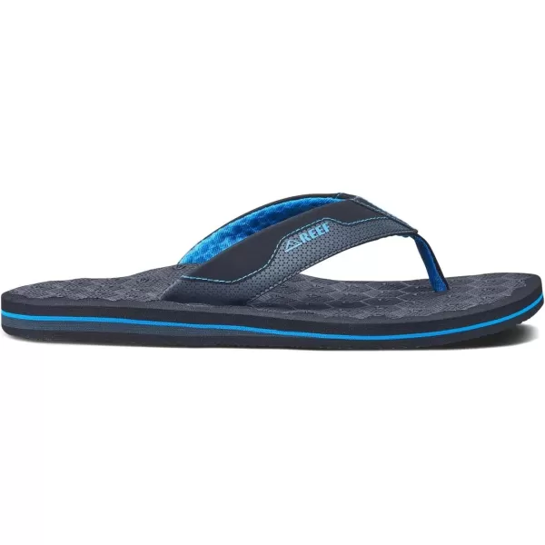 imageREEF Ripper Mens Beach Flip Flop Soft Cushion Footbed Water Friendly Quick DryBlackBlue