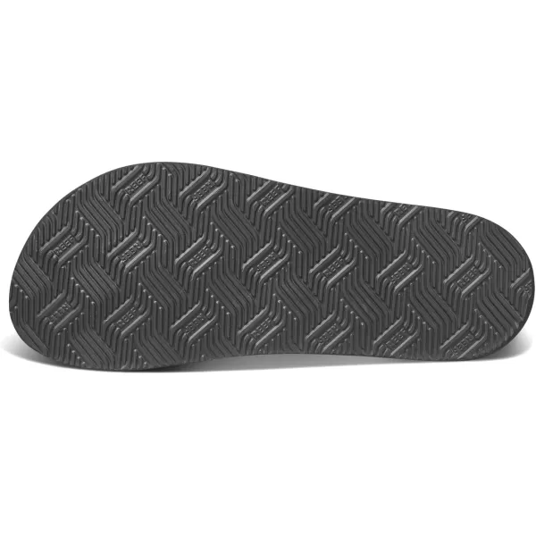 imageREEF Ripper Mens Beach Flip Flop Soft Cushion Footbed Water Friendly Quick DryDark Grey