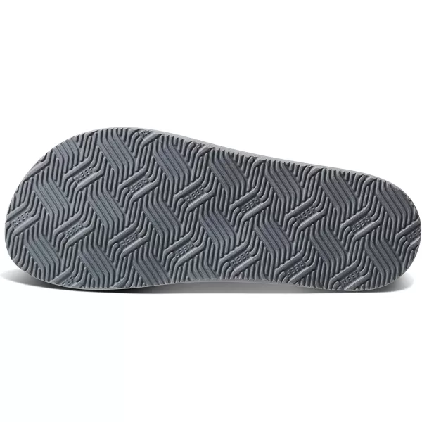 imageREEF Ripper Mens Beach Flip Flop Soft Cushion Footbed Water Friendly Quick DryLight GreyLight Blue