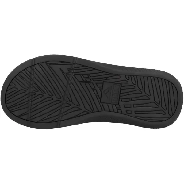 imageREEF Santa Ana Mens Flip Flop Arch Support Water Friendly Non Marking OutsoleAll Black