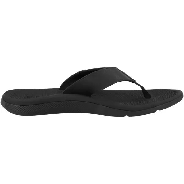 imageREEF Santa Ana Mens Flip Flop Arch Support Water Friendly Non Marking OutsoleAll Black