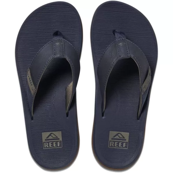 imageREEF Santa Ana Mens Flip Flop Arch Support Water Friendly Non Marking OutsoleNavy