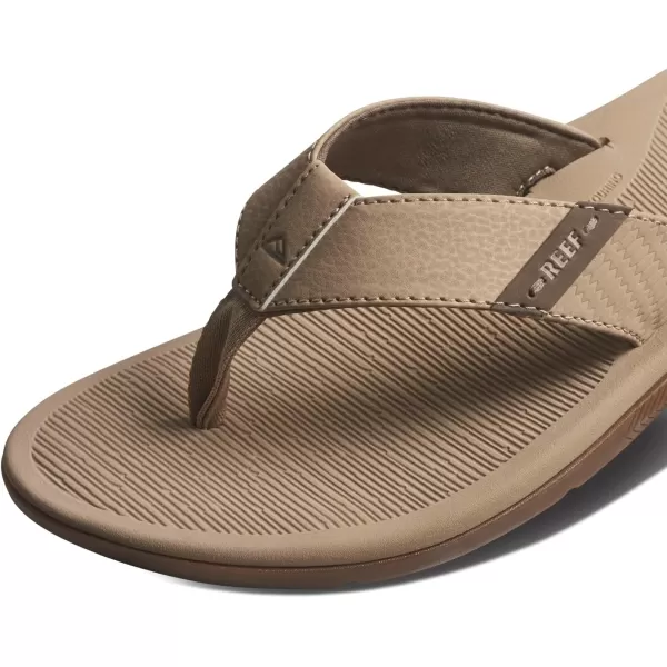 imageREEF Santa Ana Mens Flip Flop Arch Support Water Friendly Non Marking OutsoleSand