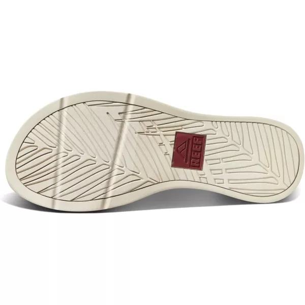 imageREEF Santa Ana Mens Flip Flop Arch Support Water Friendly Non Marking OutsoleVintage Brown Sunset