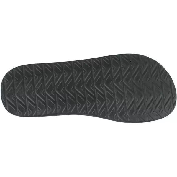 imageREEF Smoothy Mens Beach Flip Flop Soft Woven Strap Made From 100 Recycled PETBlack