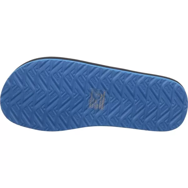 imageREEF Smoothy Mens Beach Flip Flop Soft Woven Strap Made From 100 Recycled PETVintage Blue