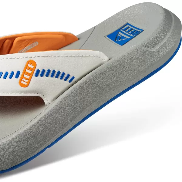 imageREEF Swellsole Cruiser Mens Recovery Flip Flop Enhanced Arch Support Water FriendlyBlueWhiteOrange