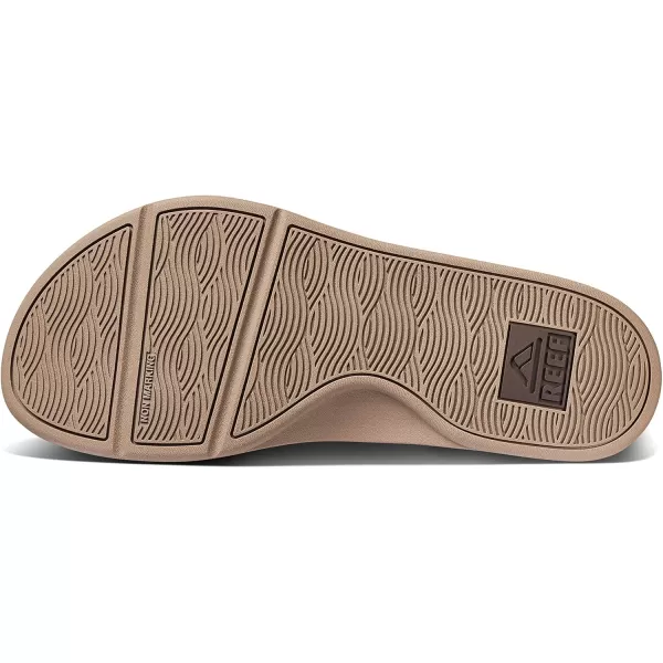imageREEF Swellsole Cruiser Mens Recovery Flip Flop Enhanced Arch Support Water FriendlyBrownTan