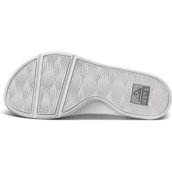 imageREEF Swellsole Cruiser Mens Recovery Flip Flop Enhanced Arch Support Water FriendlyGreyLight GreyBlue