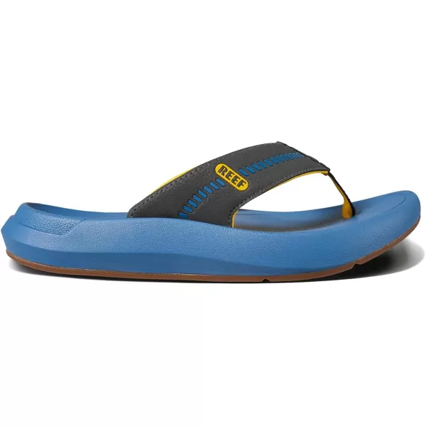 imageREEF Swellsole Cruiser Mens Recovery Flip Flop Enhanced Arch Support Water FriendlyYellowBlackBlue