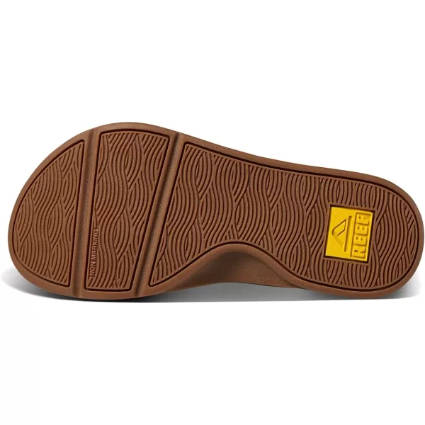 imageREEF Swellsole Cruiser Mens Recovery Flip Flop Enhanced Arch Support Water FriendlyYellowBlackBlue