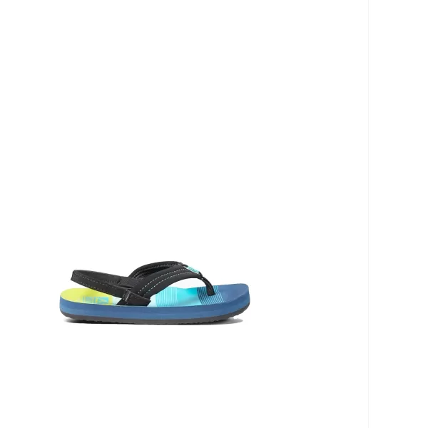 imageREEF ToddlerLittle Kid Ahi Beach Flip Flop Soft Cushion Footbed Water Friendly BackstrapAquaGreen