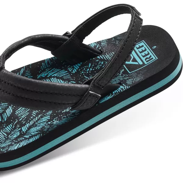 imageREEF ToddlerLittle Kid Ahi Beach Flip Flop Soft Cushion Footbed Water Friendly BackstrapAquifer Palm