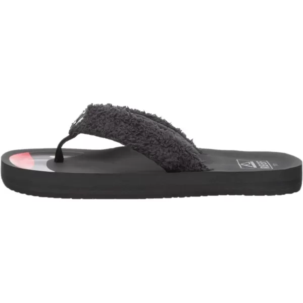 imageREEF ToddlerLittle Kid Ahi Beach Flip Flop Soft Cushion Footbed Water Friendly BackstrapBlack