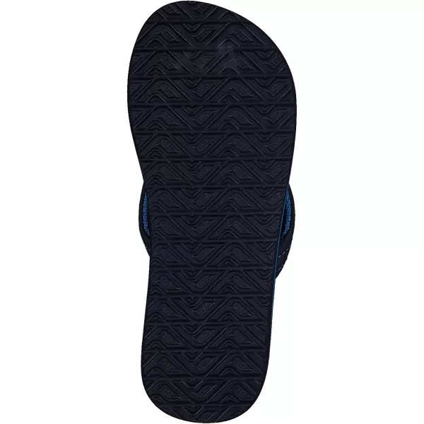 imageREEF ToddlerLittle Kid Ahi Beach Flip Flop Soft Cushion Footbed Water Friendly BackstrapBlue Horizon Waves