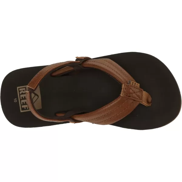 imageREEF ToddlerLittle Kid Ahi Beach Flip Flop Soft Cushion Footbed Water Friendly BackstrapBrown